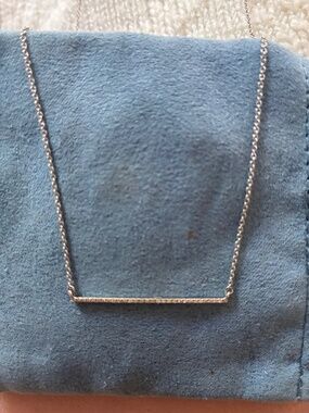 Diamond pave necklace